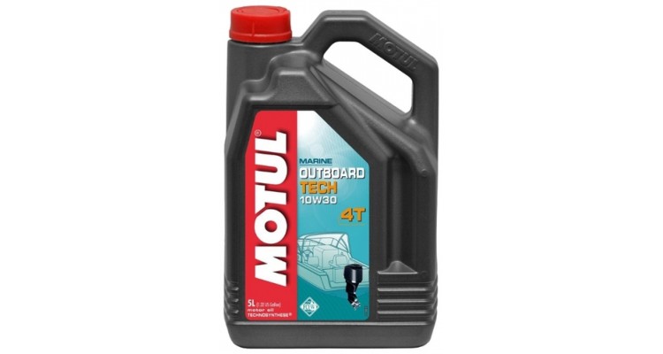 Eļļa, laivas motoram, 4-taktu, 10W30, MOTUL, 5 Ltr.
