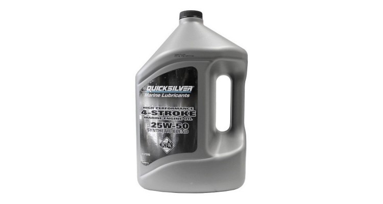Eļļa, laivas motoram, 4-taktu, 25W50, QUICKSILVER, 4 LTR
