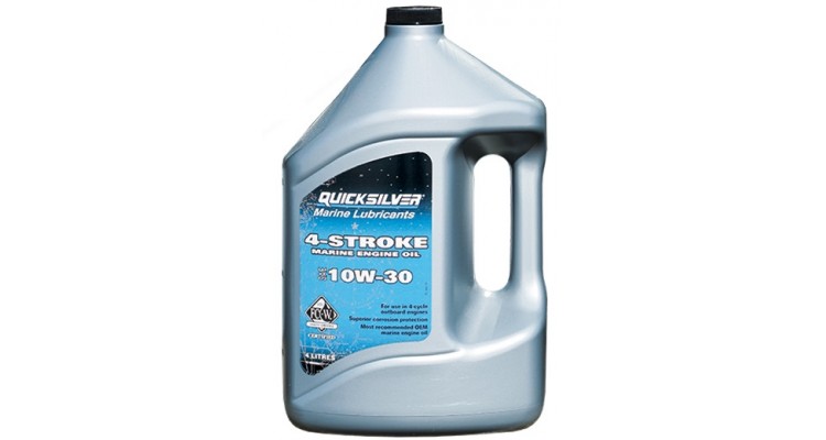 Eļļa, laivas motoram, 4-taktu, 10W30, QUICKSILVER, 4 LTR