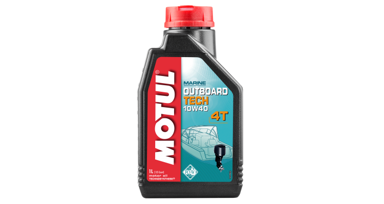 Eļļa, laivas motoram, 4-taktu, MOTUL OUTBOARD TECH, 10W40, 1 Litrs