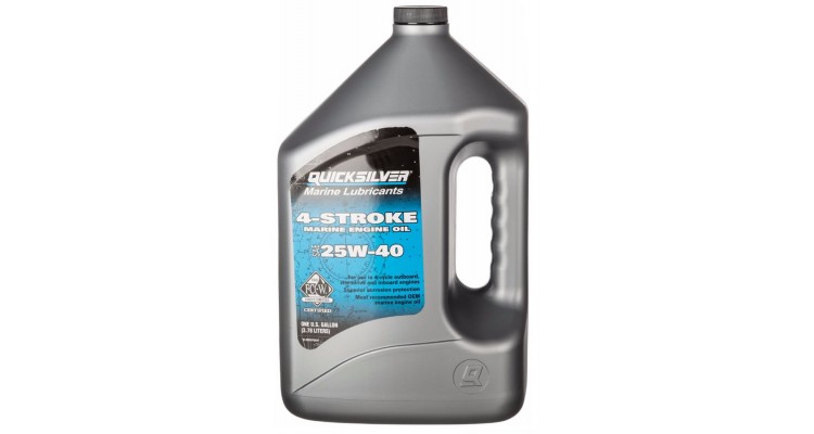 Eļļa, 4-taktu, 25W40, QUICKSILVER, 4 LTR