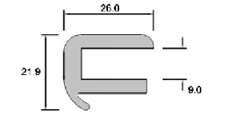 Bortgumija, P145, 11 m